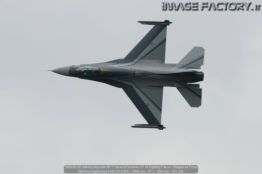 2009-06-26 Zeltweg Airpower 6017 General Dynamics F-16 Fighting Falcon - Belgian Air Force